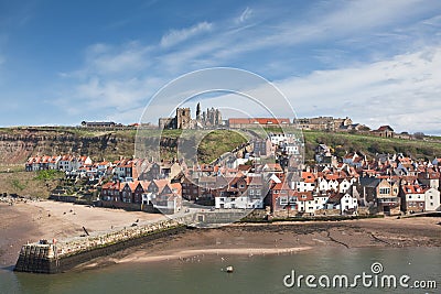 Whitby Harbour Stock Photo