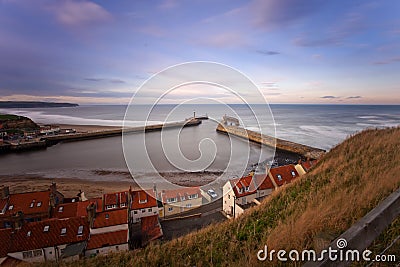 Whitby harbour Stock Photo