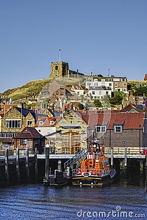 Whitby lifeboat Stock Photo