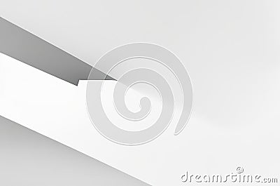 A white abstract background featuring intersecting lines creating a dynamic and modern visual pattern Stock Photo