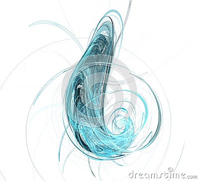 An abstract computer generated modern fractal design. Abstract fractal color texture. Digital art. Abstract Form & Colors. Abstrac Stock Photo