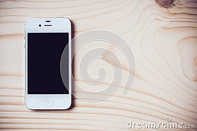 White Apple iPhone 4s Editorial Stock Photo