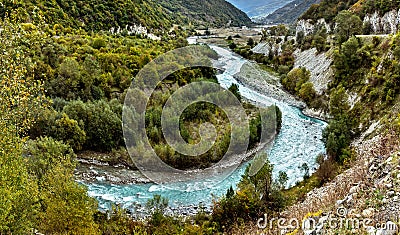 White Aragvi River Stock Photo