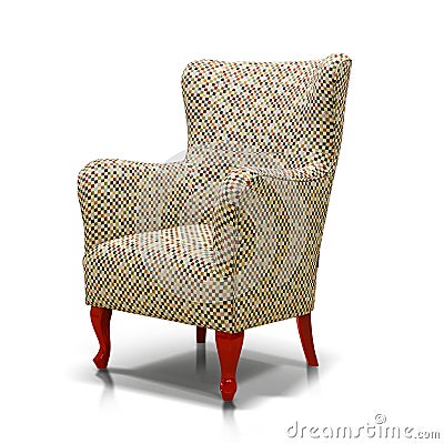 White armchair Stock Photo