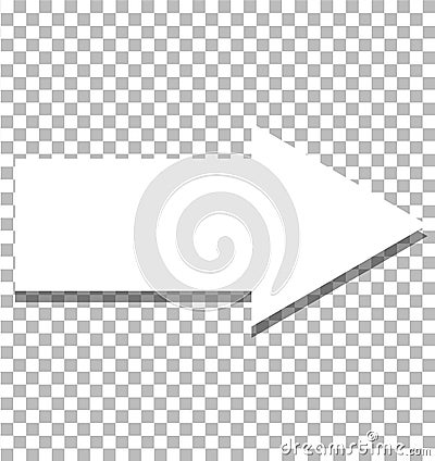 White arrow icon on transparent background. flat style. white arrow icon for your web site design, logo, app, UI. arrow symbol. Stock Photo