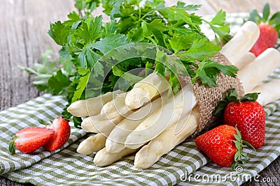 White asparagus Stock Photo