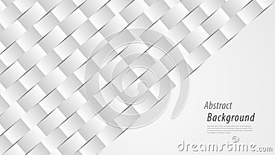 White abstract background. vector silver background for cover, book, banner, web page, poster, card, advertisement, brochure Vector Illustration