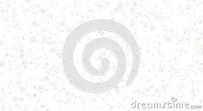 White background with bubbles. mixture big and small bubbles. Stock Photo