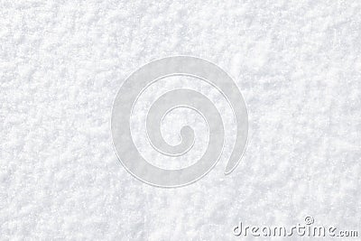 White background with fresh snow. Full frame. Stock Photo