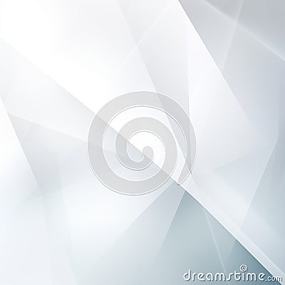 A white background with geometric of triangles and lines, forming a dynamic by Generative AI Stock Photo