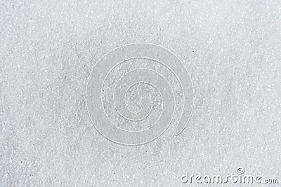 White background of sugar. Stock Photo