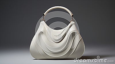 Glamour Curve Handbag: Sculpted Precisionist Lines With Whiplash Curves Stock Photo