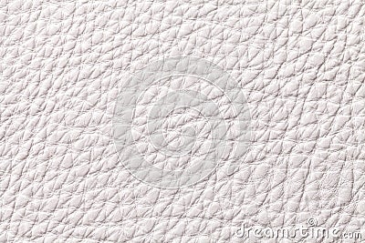 White beige leather texture background with pattern, closeup. Stock Photo