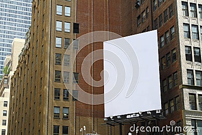 White billboard Stock Photo