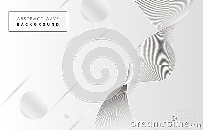 White and black abstract wave 1 Stock Photo