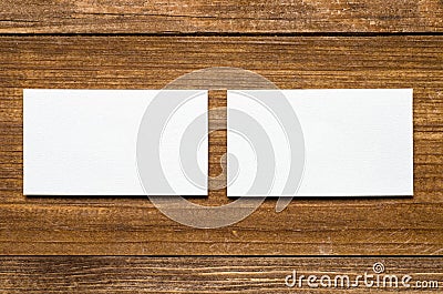 White blank business card Stock Photo