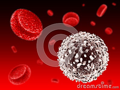 White blood cell Stock Photo