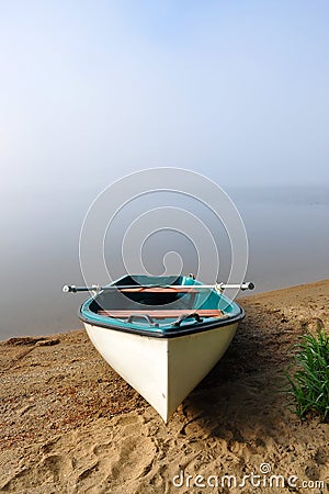 White boat Stock Photo