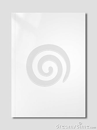 White Booklet cover template Stock Photo