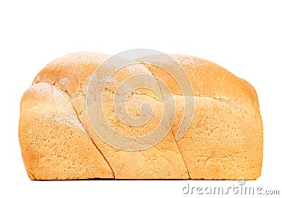 White bread loaf Stock Photo