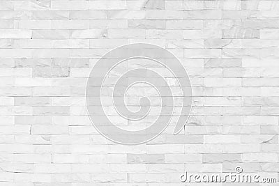 White brick wall art concrete or stone texture background in wallpaper limestone abstract paint to flooring and homework/Brickwork Stock Photo