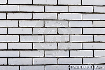 White brick wall. Background and textures photography Stock Photo