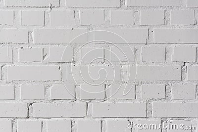 White bricks wall texture background Stock Photo