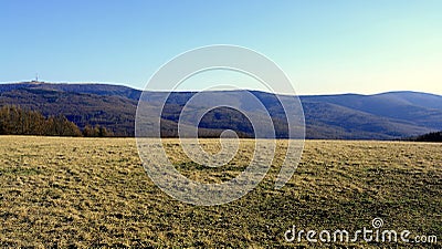 White Carpathians in march Stock Photo