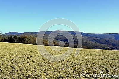 White Carpathians in march Stock Photo