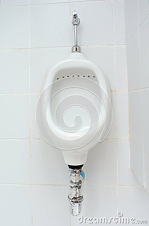 White ceramic sanitary ware Stock Photo