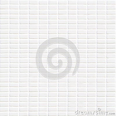 White ceramic tile with very little rectangles in square form Stock Photo