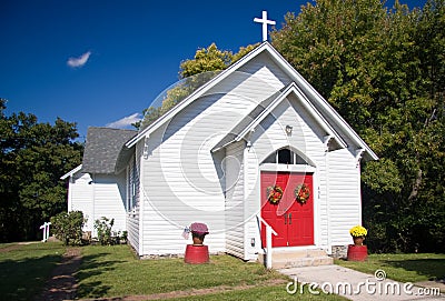 White chapel Stock Photo