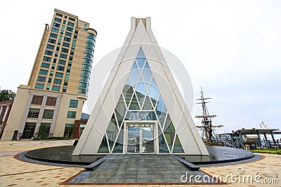 The white chapel at discovery bay, Hong Kong Editorial Stock Photo