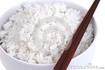 White china rice Stock Photo