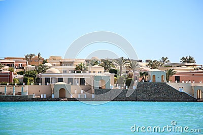 White city by the sea Stock Photo