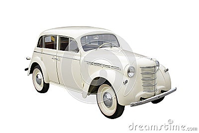 White classic car Stock Photo