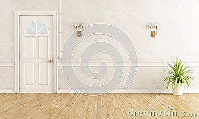 White classic room Stock Photo