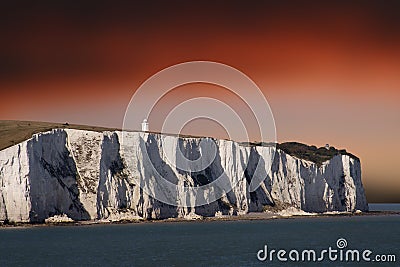 The White Cliffs Stock Photo