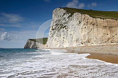 White cliffs Stock Photo