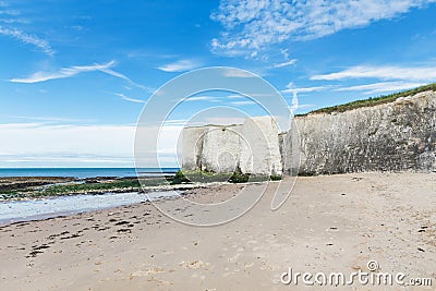 White cliffs Botany Bay La Manche English channel Stock Photo