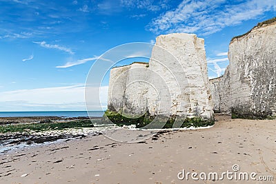 White cliffs Botany Bay La Manche English channel Stock Photo