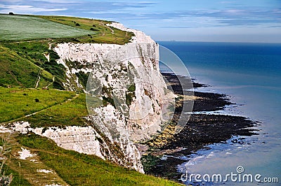 White Cliffs of Dover Stock Photo