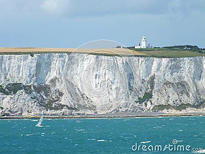 White cliffs of Dover Stock Photo