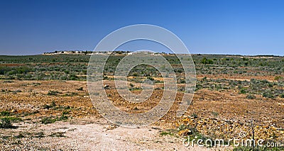 White Cliffs Opal Town Stock Photo