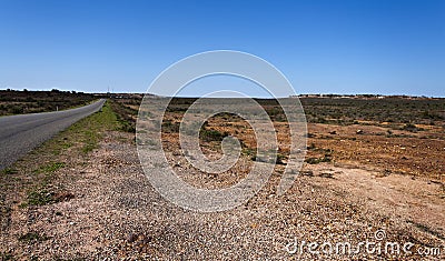 White Cliffs Opal Town Stock Photo