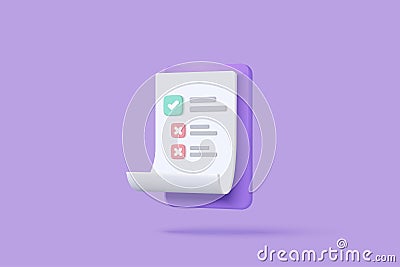 White clipboard task management todo check list, efficient work on project plan, fast progress, level up concept, assignment and Stock Photo