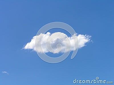 White cloud blue sky Stock Photo