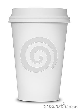 White coffee cup Stock Photo