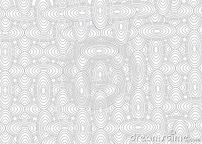White color multiple round shape geometric background and pattern design. Vector Illustration