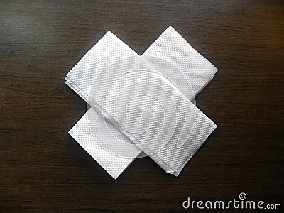 White color tissue papers Stock Photo